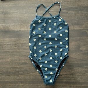 Jolyn Scotty 2 Fixed Back Daisy Print One-Piece Swimsuit - Blue